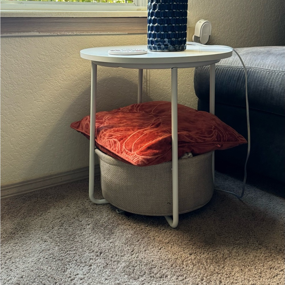 Modern White Side Table